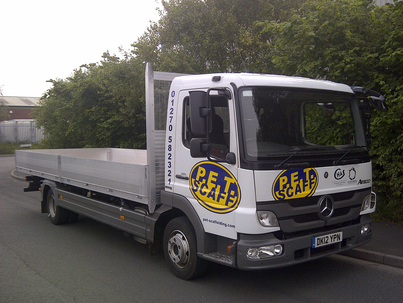 Mercedes Atego Aluminium Body Conversion for PET Tool Hire